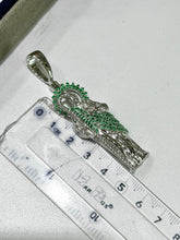 DIJE SAN JUDAS TADEO CIRCONIA VERDE ITA- PLATA .925