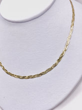 GARGANTILLA COLLAR TRENZA - 40 cm - ORO 10K