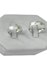 ARGOLLA 5 MM ARENADO - LÍNEAS DIAGONALES LISAS - PLATA .925