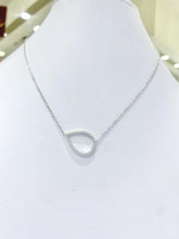 GARGANTILLA GOTA CONTORNO - PLATA .925