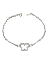 PULSERA MARIPOSA CONTORNO ZIRCONIA - PLATA .925