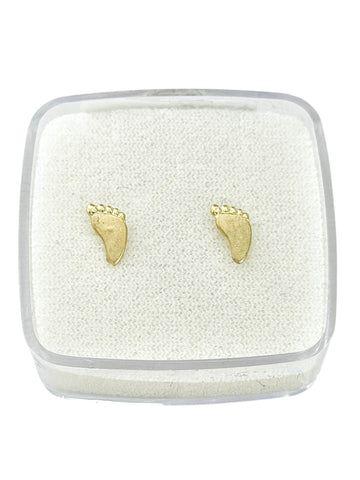 BROQUEL PIE ARENADO - ORO 10K