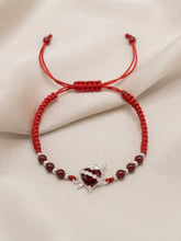 PULSERA SAGRADO CORAZÓN - HILO - PLATA .925