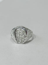 ANILLO HERRADURA CABALLO LISA - PLATA .925