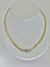 CADENA FIGARO CART 3x1 - 60 cm x 5 mm - ORO 10K