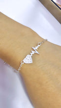 PULSERA ELECTROCARDIOGRAMA - PLATA .925