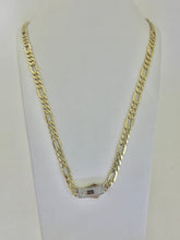 CADENA FIGARO CART 3x1 - 60 cm x 5 mm - ORO 10K