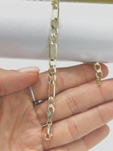 PULSO CART FIGARO 3x1 - 20.5 cm x 5.5 mm - ORO 10K
