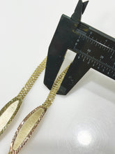 ESCLAVA PETATILLO PLACA BISELADA - 18 cm x 6 mm - Oro Rosa - ORO 10K