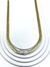 CADENA BARBADA EDGE - 60 cm x 7 mm - ORO 10K