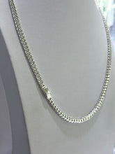 CADENA BARBADA - HECHA A MANO - 5 MM - PLATA .925