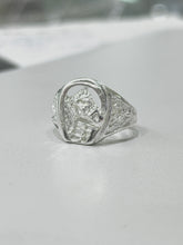 ANILLO HERRADURA CABALLO LISA - PLATA .925