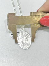 CADENA CON MEDALLA SAN MARTIN CABALLERO - PLATA .925