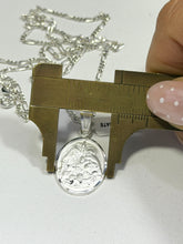 CADENA CON MEDALLA SANTÍSIMA TRINIDAD - PLATA .925