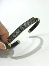 BRAZALETE CAUCHO SAN BENITO ABAD - PLATA .925