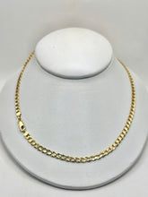 CADENA BARBADA - 4.5 MM  x 55 CM - ORO 10K