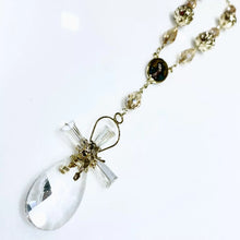 MISTERIO GOTA CRISTAL CON CALABAZA ELEGANTE Y CRISTO GOTITA