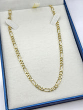 CADENA FÍGARO CÁRT - 4 MM - ORO 10K
