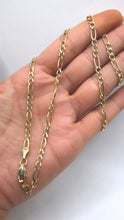 CADENA FÍGARO CÁRT - 3 MM x 50 CM - ORO 10K