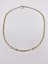 GARGANTILLA COLLAR TRENZA - 40 cm - ORO 10K