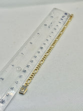 PULSO FIGARO CART 3x1 - Broche piedra - 18 cm x 5 mm - ORO 10K