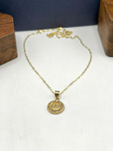 CADENA CON MEDALLA SAN BENITO - 1.3 CM - 50 CM LARGO - ORO 10K