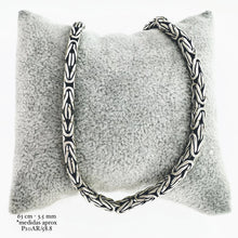 CADENA PAVONADA BALI BIZANTINX - 3 mm - PLATA .925