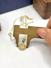 CADENA CON MEDALLA SAN BENITO - 1.3 CM - 50 CM LARGO - ORO 10K