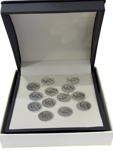 ESTUCHE 1 - ARRAS CHICAS PERSONALIZADAS + CAJA - PLATA .925