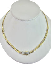CADENA BARBADA - 60 cm x 5 mm - ORO 10K