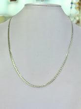 COLLAR GARGANTILLA PLANCHADA DOBLE VISTA - PLATA .925