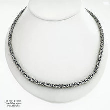 CADENA PAVONADA BALI BIZANTINX - 3 mm - PLATA .925