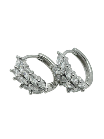 ARRACADA HOJAS - PLATA .925