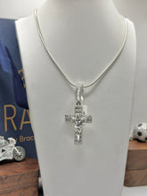 CADENA COLA DE RATA CON DIJE DE CRISTO - PLATA .925