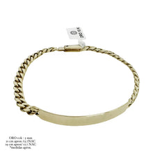 ESCLAVA BARBADA H. MANO 5MM - ORO 10K