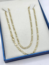 CADENA FÍGARO CÁRT - 3 MM x 50 CM - ORO 10K