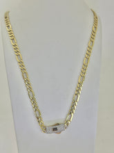 CADENA FIGARO CART 3x1 - 60 cm x 5 mm - ORO 10K