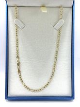 CADENA FÍGARO CÁRT - 3 MM x 50 CM - ORO 10K