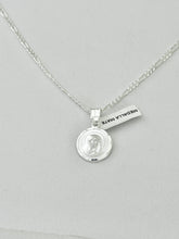 CADENA CON MEDALLA VIRGEN NUESTRA SEÑORA DE LOS DOLORES / LA DOLOROSA - PLATA .925