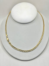 CADENA BARBADA - 4.5 MM  x 55 CM - ORO 10K