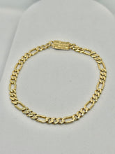 PULSO FIGARO CART 3x1 - Broche piedra - 21 cm x 5 mm - ORO 10K