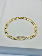 PULSO BARBADO EDGE - Broche piedra - 18 cm x 5 mm - ORO 10K