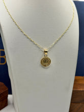 CADENA CON MEDALLA SAN BENITO - 1.3 CM - 50 CM LARGO - ORO 10K