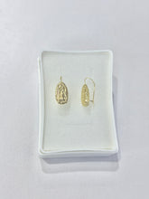 ARETE VIRGEN DE GUADALUPE CON ARILLO O GANCHO - ORO 10K