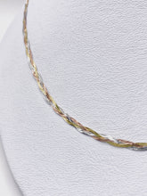 GARGANTILLA COLLAR TRENZA FLORENTINO - 40 cm - ORO 10K