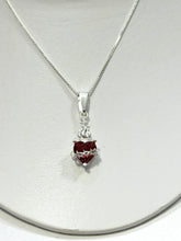 CADENA CON DIJE SAGRADO CORAZON DE JESUS -  MODELO 2 - PLATA .925
