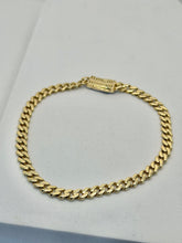 PULSO BARBADO EDGE - Broche piedra - 21 cm x 5 mm - ORO 10K