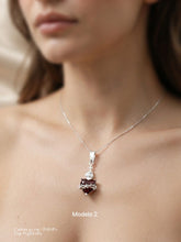 CADENA CON DIJE SAGRADO CORAZON DE JESUS -  MODELO 2 - PLATA .925