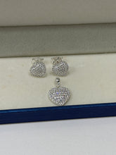SET / JUEGO CORAZON - PLATA .925