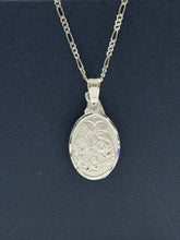 CADENA CON MEDALLA SANTÍSIMA TRINIDAD - PLATA .925